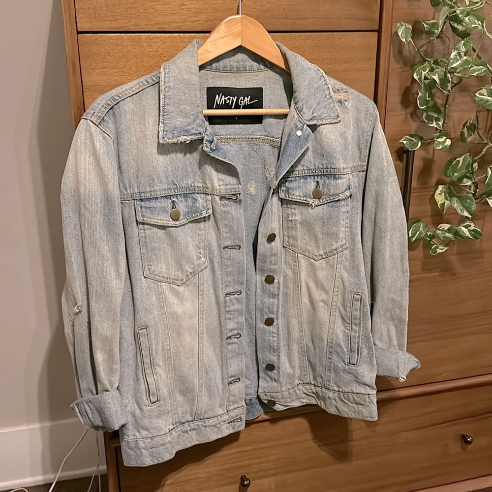 Nasty Gal Oversized Jean Jacket